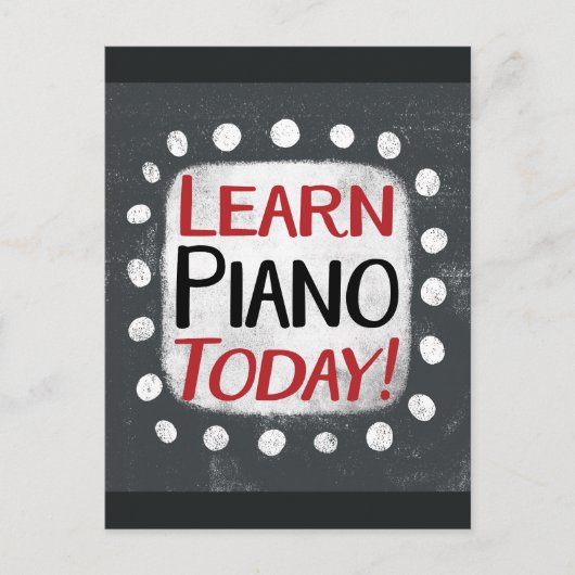 Piano Heute Postkarte (Vorderseite)