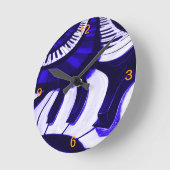 Piano Hwy Runde Wanduhr (Winkel)