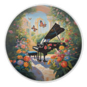 Piano im Garten Keramikknauf (Vorderseite)