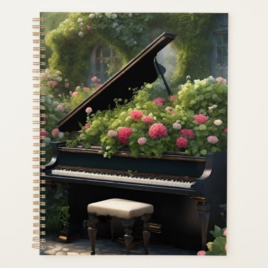 Piano in Bloom- Gartenmalerei Planer (Vorderseite)