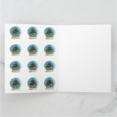 Piano in einem Schneeglobe Karte (Innenseite)