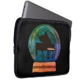 Piano in einem Schneeglobe Laptopschutzhülle (Vorne Rechts)
