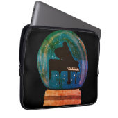 Piano in einem Schneeglobe Laptopschutzhülle (Vorne Rechts)