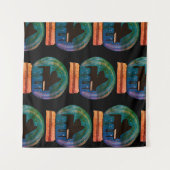 Piano in einem Schneeglobe Wandteppich (Vorderseite (Horizontal))