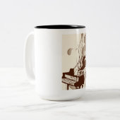 Piano-Kaffee-Tasse Zweifarbige Tasse (Vorderseite Links)