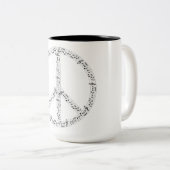 Piano-Kaffee-Tasse Zweifarbige Tasse (VorderseiteRechts)