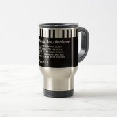 Piano Key Bibel Verse Reisen Mug Reisebecher (VorderseiteRechts)
