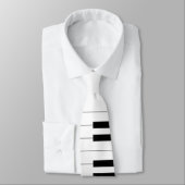 Piano Key Board Muster Neck Tie Krawatte (Gebunden)