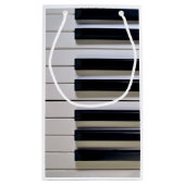Piano Key-Geschenktasche Kleine Geschenktüte (Rückseite)