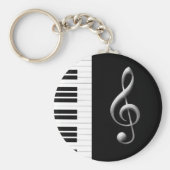 Piano Key und Gclef Schlüsselanhänger (Vorne)