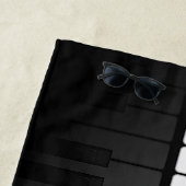 Piano Keyboard Design Beach Handtuch (Beispiel)