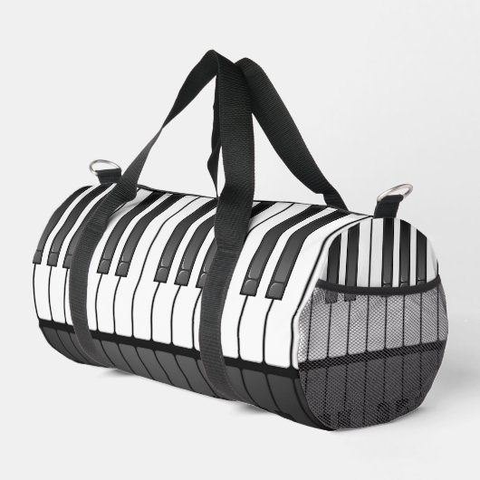 Piano Keyboard Design Duffel Bag Duffle Bag (Rechte Ecke)