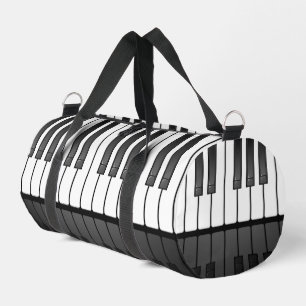 Piano Keyboard Design Duffel Bag Duffle Bag