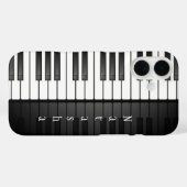 Piano Keyboard Design Smartphone Case (Rückseite (Horizontal))