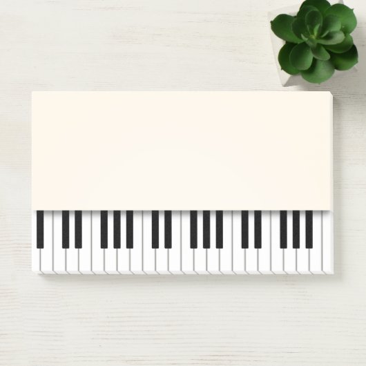 Piano Keyboard Fun Ivory Musiknoten Post-it Klebezettel (Büro)