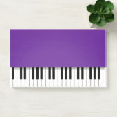 Piano Keyboard Fun Lila Music Post-it Klebezettel (Büro)