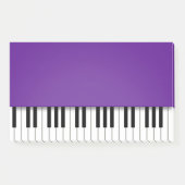 Piano Keyboard Fun Lila Music Post-it Klebezettel (Vorderseite)