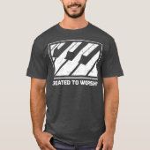 Piano Keyboard Gift Created to Worship T-Shirt (Vorderseite)