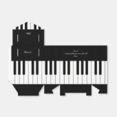 Piano Keyboard Music Event Erwägung Personalisiert Geschenkschachtel (Ungefaltet)
