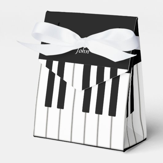 Piano Keyboard Music Event Erwägung Personalisiert Geschenkschachtel (Vorderseite)