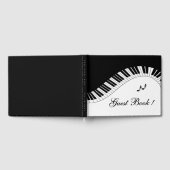 Piano Keyboard Music Guest Book Gästebuch (Voll)
