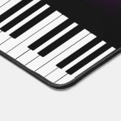 Piano Keyboard Music Lila Magenta Personalisiert Schreibtischunterlage (Ecke)