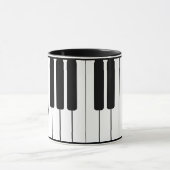 Piano Keyboard Music Tasse (Zentrum)