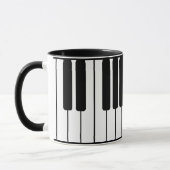 Piano Keyboard Music Tasse (Links)