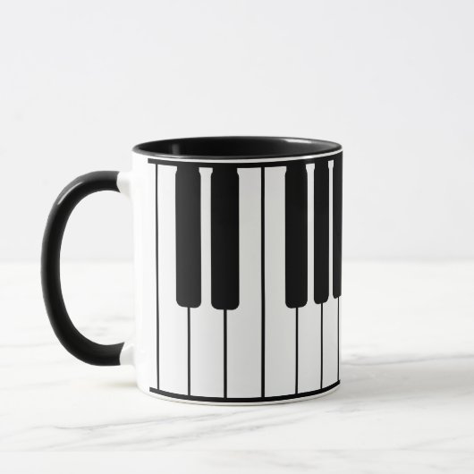 Piano Keyboard Music Tasse (Links)
