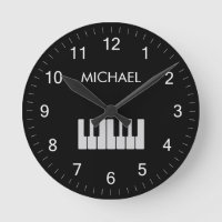 Piano Keyboard Personalisiert Musician's Black