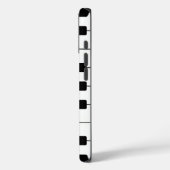 Piano Keyboard Phone Cover (Rückseite / Links)