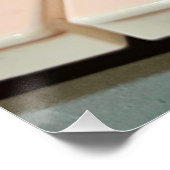 Piano-Keyboard-Poster Poster (Ecke)