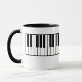 Piano Keyboard-Tasse Tasse (Links)