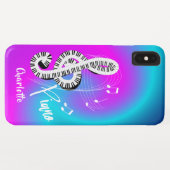 Piano Keyboard Treble Clef Musik Personalisiert Case-Mate iPhone Hülle (Rückseite (Horizontal))