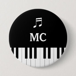 Piano Keyboard Wedding Button MC