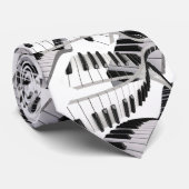 Piano Keyboard, wir haben White Krawatte (Gerollt)
