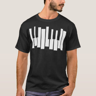 Piano Keys Abstrakt Piano Piano Piano Piano Lehrer T-Shirt