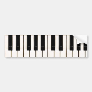 Piano Keys Autoaufkleber