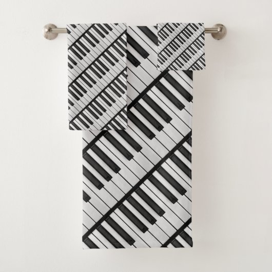 Piano Keys Badhandtuch Set (Insitu)