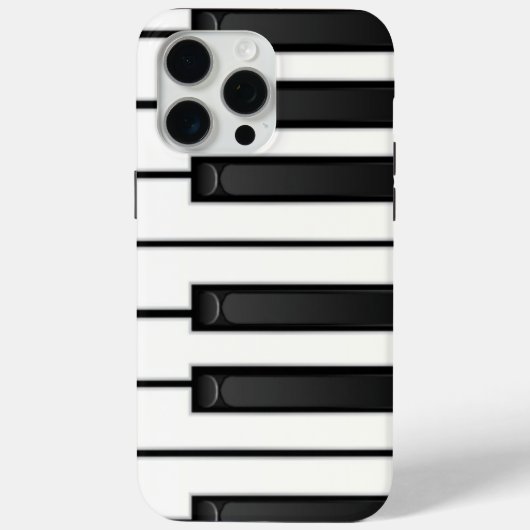 Piano Keys Case-Mate iPhone Hülle (Rückseite)