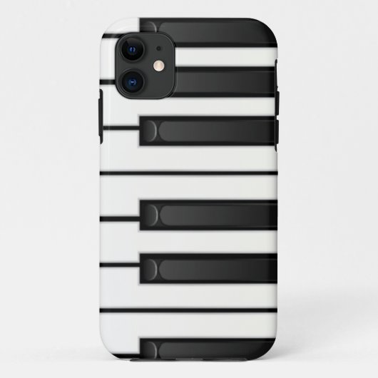 Piano Keys Case-Mate iPhone Hülle (Rückseite)