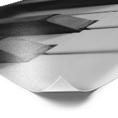 Piano Keys Closeup Fotodruck (Ecke)