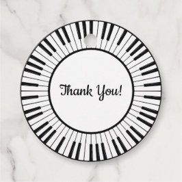 Piano Keys Design Fvor Tag Geschenkanhänger