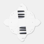 Piano Keys Favor Boxes Geschenkschachtel (Ungefaltet)