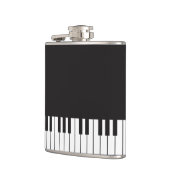 Piano Keys Flasche Flachmann (Links)