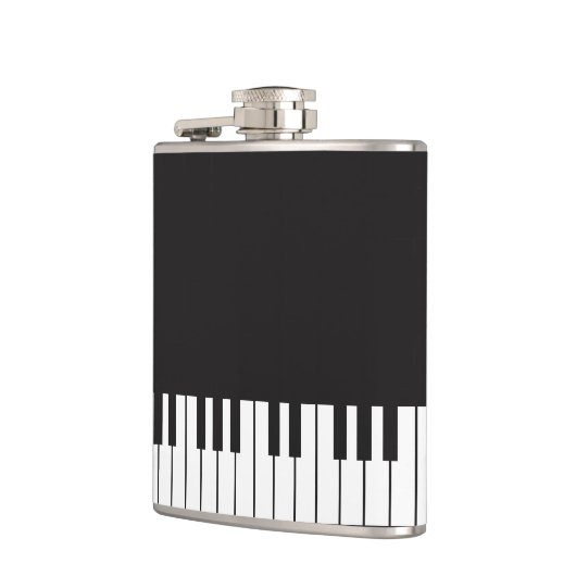 Piano Keys Flasche Flachmann (Links)