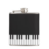 Piano Keys Flasche Flachmann (Vorderseite)