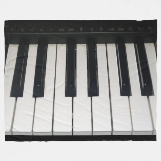 PIANO KEYS FLEECEDECKE (Vorderseite (Horizontal))