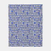 Piano Keys Fleecedecke (Vorderseite)