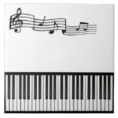 Piano Keys Fliese (Vorderseite)